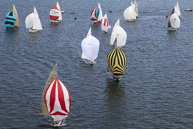 8mR Fleet on Flensburger fjord - Rolex Baltic Week 2011 ©  Rolex/Daniel Forster http://www.regattanews.com